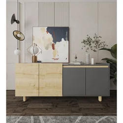 Hanah Home komoda Ravenna Modern 180, 180 cm, hrast Sapphire / antracit