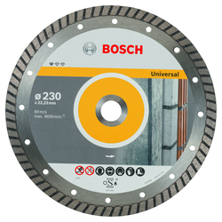 Bosch Dijamantska rezna ploča Standard for Universal Turbo 2608602397, 230 x 22,23 x 2,5 x 10 mm