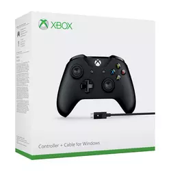 Gamepad Microsoft XBOX ONE Wireless Black + Cable For Windows