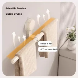 Muya Držač za peškire, 60 cm, Beli