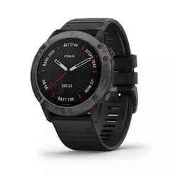 Sportski sat GARMIN Fenix 6 PRO, HR, GPS, multisport, crni/crni remen