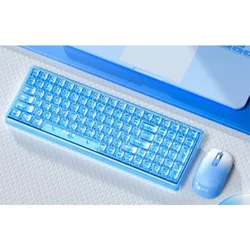 AULA Tastatura i miš AC210 Blue combo, 2.4G
