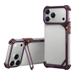 Maska Titanium Edge Bumper za iPhone 17 Pro/ 18 Pro burgundy