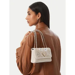 Guess Ročna torba Giully II Mini HWAE96 73740 Bež
