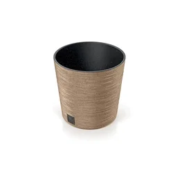 Prosperplast Saksija Furu round low eco r300w, Krem