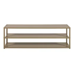 Sivorjava kovinska TV omarica 120x40x35 cm Teun – WOOOD
