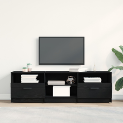 TV ormar Crni hrast 150 x 33,5 x 45 cm Konstruirano drvo