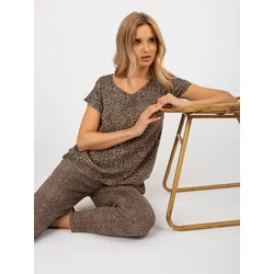 Blouse-D73771R10978Q-brown