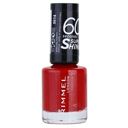 RIMMEL 60 Seconds Super Shine lak za nohte odtenek 310 Double Decker Red 8 ml