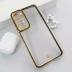 Maska Luxury Crystal Clear za Samsung A55 5G/ A556B crna
