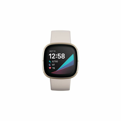 Pametna narukvica FITBIT SENSE - LUNAR WHITE/SOFT GOLD