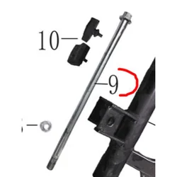 Osovina visilca M10×230 B0080010230 za skuter Motovene New Adviser