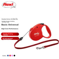 Flexi Povodac za pse S, 5m, Crveni