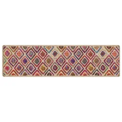 Vidaxl Pralna preproga 80x300 cm večbarvna