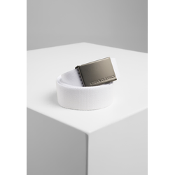 Canvas belts white