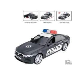 Automobil 1:16 policijski sa zvukom i svetlom,crni