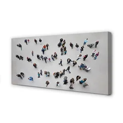 tulup.si Slika na platnu Ljudje ptičji let 120x60 cm