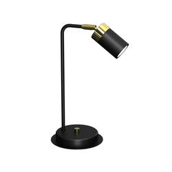 Stona lampa JOKER 1xGU10/25W/230V crna/zlatna