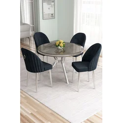 Hanah Home Trpezarijski set, 5 komada, Teget
