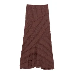Pull&Bear Krilo kostanj rjava
