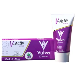 Hot V-Active - Stimulatívna intimna krema za ženske (50 ml)