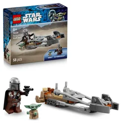 Lego Star Wars Mandalorac i Groguov trkački motocikl 75436, Uzrast 6+