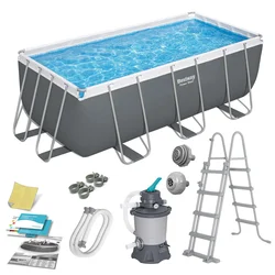 Bestway steel pro max pravougaoni bazen 4.12 x 2.01 x 1.22 m sa pumpom ( 56457E )