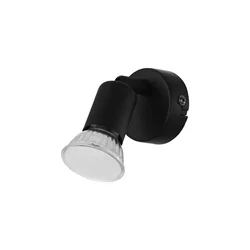 Eglo 32428 - LED zidna spot svetiljka BUZZ-LED 1xGU10/2,8W/230V 3000K crna