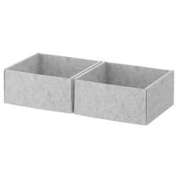 KOMPLEMENT Kutija, svetlosiva, 25x27x12 cm