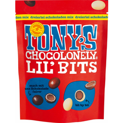 Tonys Chocolonely LilBits - Triple Chocolate Mix - 120 g