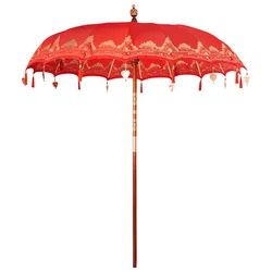 Balineški Parasol Crvena 215 x 215 x 260 cm