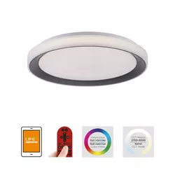 Leuchten Direkt 14659-18 - LED RGB prigušiva svetiljka LOLA LED/24W/230V + daljinski upravljač