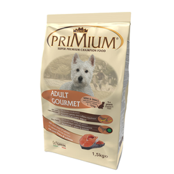 Ciuffi Primium hrana za pse Dog Adult Gourmet - Losos 1.5kg