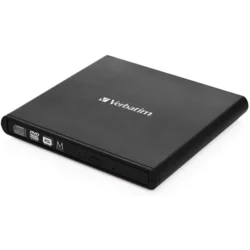 VERBATIM Eksterni rezač DVD SlimLine + USB R/RW TS8XDVDS-K beli