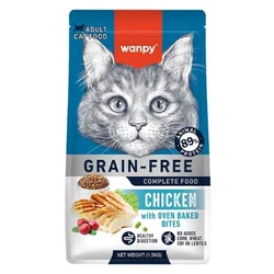 Wanpy Suva hrana za mačke Grain Free, Piletina, 8kg