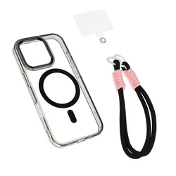 Maska za iPhone 16 Pro 6.3 MagSafe Loop, Crna