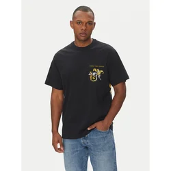 Versace Jeans Couture Majica 78GAH6RB Črna Regular Fit