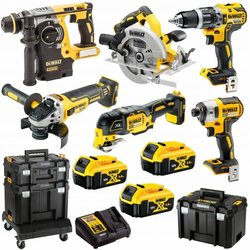 Aku set 6 alata DCH273+DCG405+DCF887+DCD796+DCS570+DCS355 DCK685P3T DeWALT