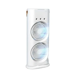 Dvostruki ventilator sa prskalicama / vodenom maglom