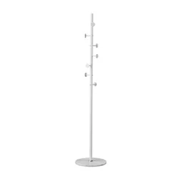 Beli metalni čiviluk sa Kukama - visina 175 cm