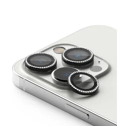 Zastita za kameru diamond za iphone 16 pro (6.3)/16 pro max (6.9) crna ( FL11430 )