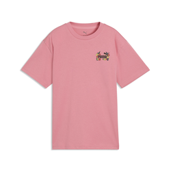 PUMA MID 90s Relaxed Graphic Tee Youth, Age, Wild Pink, 9-10Y
