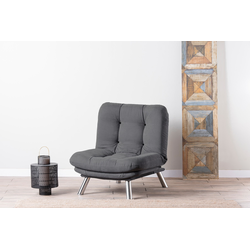 Atelier del Sofa Fotelja Misa 88x90x105cm Siva