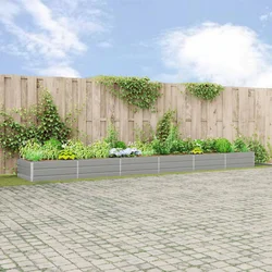 Sadilica Svijetlo siva 580 x 100 x 45 cm Cinkani čelik