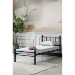 Woody Fashion Single Bedstead K90 - Black (90 x 200)