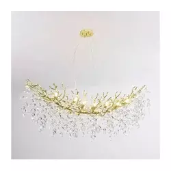Zuma Line MD4115-14I-G - Luster na sajli CINDY 14xG9/3,5W/230V 115x40 cm zlatna