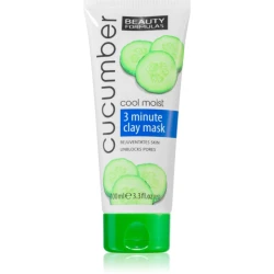 BEAUTY FORMULAS Maska za lice sa glinom i krastavcem Cool Moist 100ml