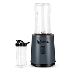 Evonek Blender sa dve posude MIX MASTER 600W, 600+400ml, Sivo-teget