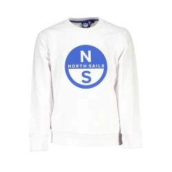 NORTH SAILS WHITE SWEATSHIRT WITHOUT ZIP