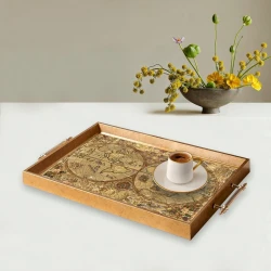 Aberto Design Poslužavnik TPEA9867 50 x 29 x 3.5 cm, Šareni